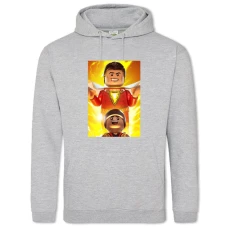 Hoodie with Print Lego Supehero - 2XL grey