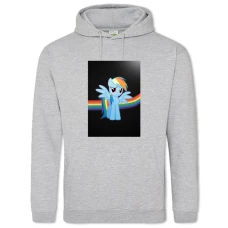 Hoodie with Print My Little Pony Rainbow Pony - 2XL grey