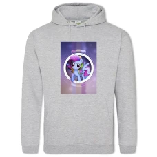 Hoodie with Print My Little Pony Cute Art - 2XL grey