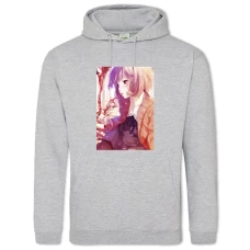 Hoodie with Print Beyond The Boundary Girl Kuriyama Mirai - 2XL grey
