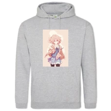 Hoodie with Print Beyond The Boundary Amazing Kuriyama Mirai - 2XL grey