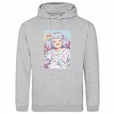 Hoodie with Print Eromanga Sensei Happy Sagiri Izumi - 2XL grey