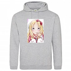 Hoodie with Print Eromanga Sensei Elf Yamada - 2XL grey
