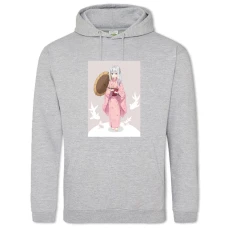 Hoodie with Print Eromanga Sensei Sagiri In Kimono - 2XL grey