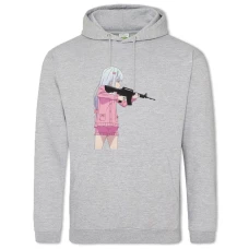 Hoodie with Print Eromanga Sensei Dangerous Sagiri - 2XL grey