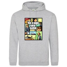 Худи с принтом Кэй-Он! ГТА Издание - 2XL серый