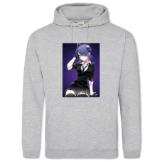 Hoodie with Print Kantai Collection Tenryuu - 2XL grey