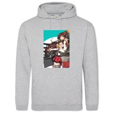 Hoodie with Print Kantai Collection Hero Girl - 2XL grey