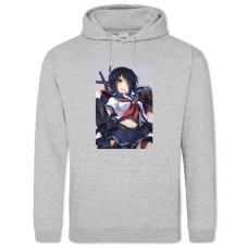 Hoodie with Print Kantai Collection Power Girl - 2XL grey