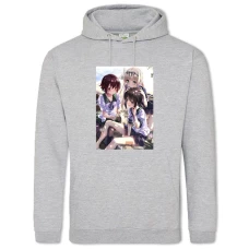Hoodie with Print Kantai Collection Girls Heroes - 2XL grey