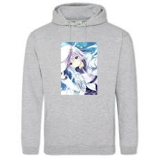 Hoodie with Print Kantai Collection Hibiki Hero - 2XL grey