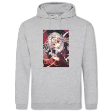 Hoodie with Print Kantai Collection Yuudachi Girl - 2XL grey