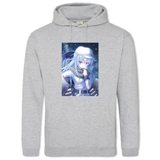 Hoodie with Print Kantai Collection Cute Hibiki - 2XL grey
