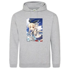 Hoodie with Print Kantai Collection Shimakaze - 2XL grey