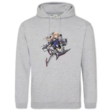 Hoodie with Print Kantai Collection Battle Hero Girl - 2XL grey