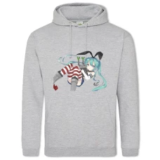 Hoodie with Print Kantai Collection Yamakaze Girl - 2XL grey