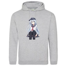 Hoodie with Print Kantai Collection Hibiki - 2XL grey