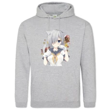 Hoodie with Print Kantai Collection Hamakaze - 2XL grey