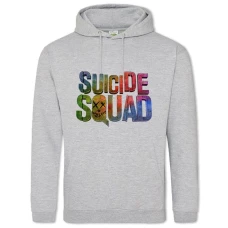 Hoodie with Print Suicide Squad Creative Logo - 2XL grey