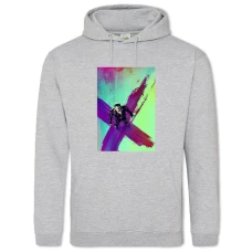 Hoodie with Print Suicide Squad X Joker - 2XL grey