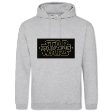 Hoodie with Print Star Wars Do Not Spoil - 2XL grey