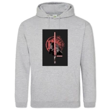 Hoodie with Print Star Wars Art Print - 2XL grey