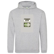Hoodie with Print Star Wars Master Yoda - 2XL grey