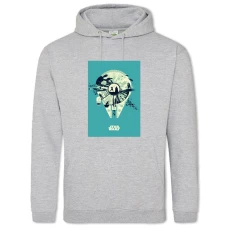 Hoodie with Print Star Wars Universe Art - 2XL grey