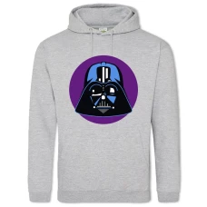 Hoodie with Print Star Wars Darth Vader Head Art - 2XL grey