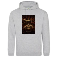 Hoodie with Print Pirates Of The Caribbean Sceleton - 2XL grey