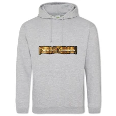 Hoodie with Print Pirates Of The Caribbean Logo - 2XL grey