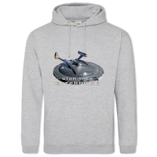 Hoodie with Print Star Trek Enterprise - 2XL grey
