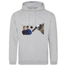 Hoodie with Print Star Trek Logo Heroes - 2XL grey