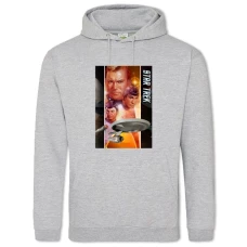 Hoodie with Print Star Trek Print - 2XL grey