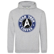 Hoodie with Print Star Trek Coffee - 2XL grey