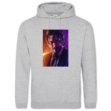 Hoodie with Print John Wick Raining - 2XL grey