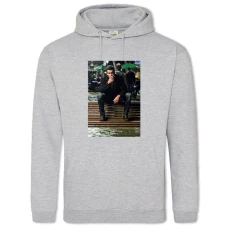 Hoodie with Print Tres Metros Sobre El Cielo Hugo Olivera - 2XL grey