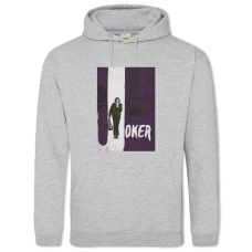 Hoodie with Print Joker Hero Print - 2XL grey