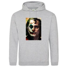 Hoodie with Print Joker Two Editions - 2XL grey