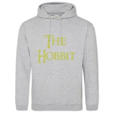 Hoodie with Print The Hobbit Logo - 2XL grey