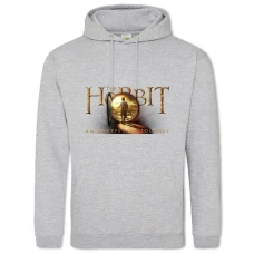 Hoodie with Print The Hobbit Unexpected Journey - 2XL grey
