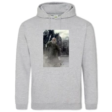 Hoodie with Print The Hobbit Gandalf Hero - 2XL grey