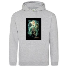 Hoodie with Print The Hobbit Print - 2XL grey