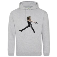 Hoodie with Print The Terminator Sarah Connor - 2XL grey