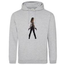Hoodie with Print The Terminator Sarah Connor Hero - 2XL grey