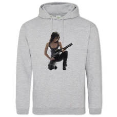Hoodie with Print The Terminator Hero Sarah Connor - 2XL grey