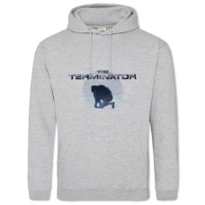 Hoodie with Print The Terminator Print - 2XL grey