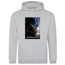 Hoodie with Print Transformers Theme - 2XL grey