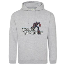 Hoodie with Print Transformers Big Logo - 2XL grey