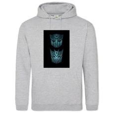 Hoodie with Print Transformers Metal Heads - 2XL grey